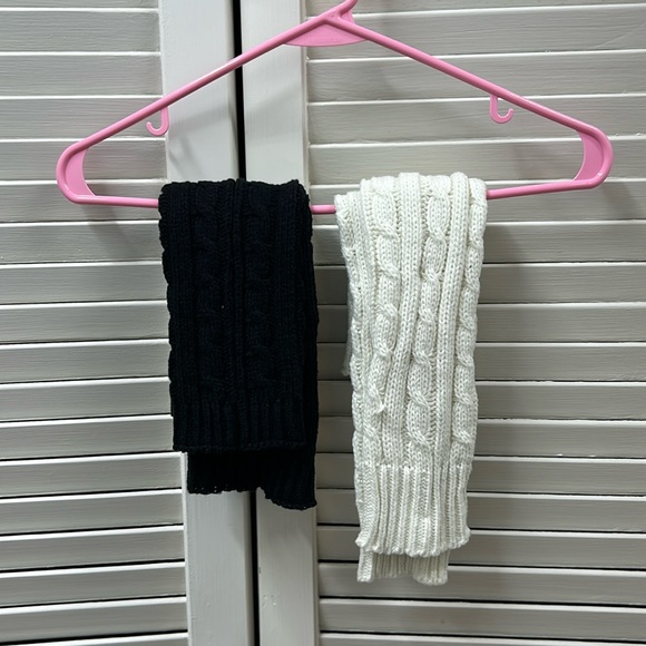 Black and White Leg Warmers Journeys Brand - Picture 1 of 2